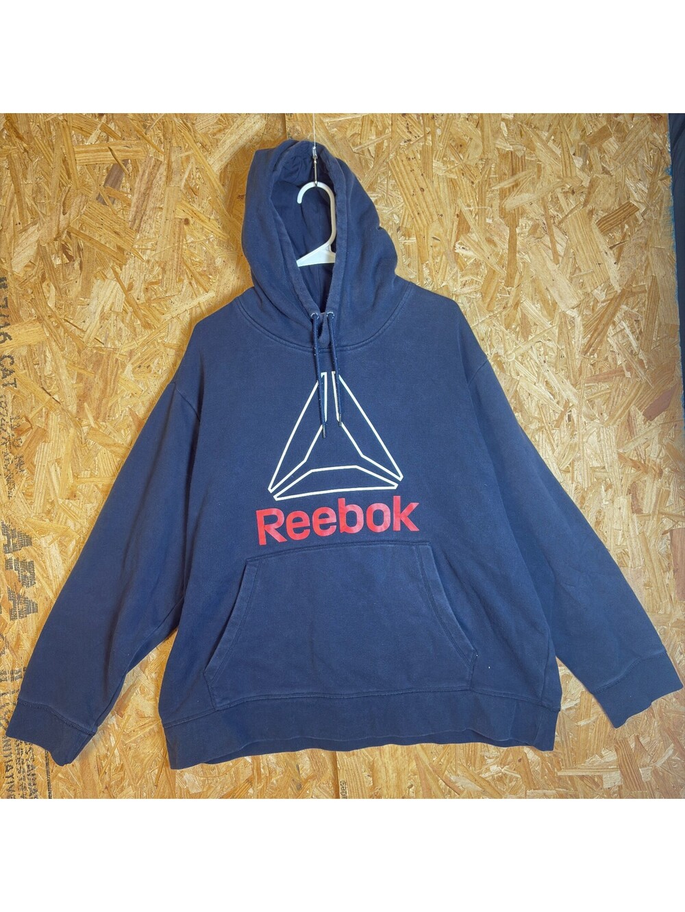 Navy Reebok Pullover Hoodie